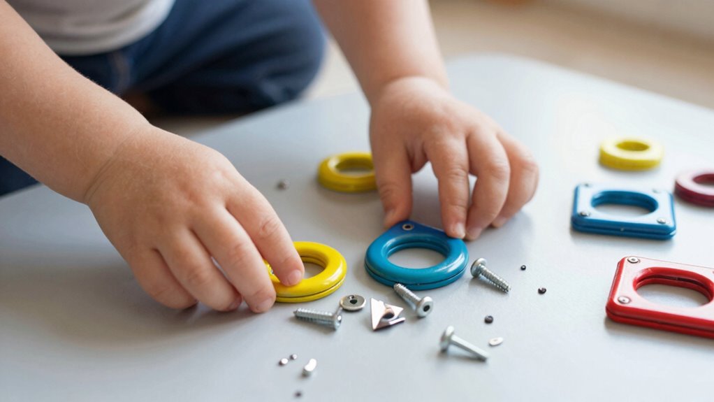 Magnetische Kleinteile-Gefahren