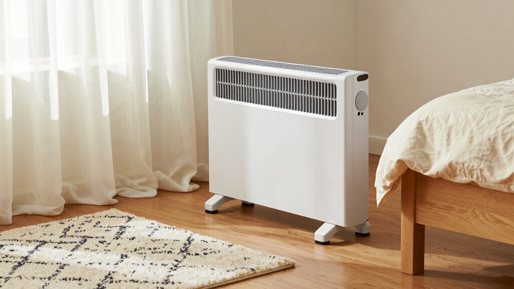 halte einen Freiraum von 40 bis 50 cm