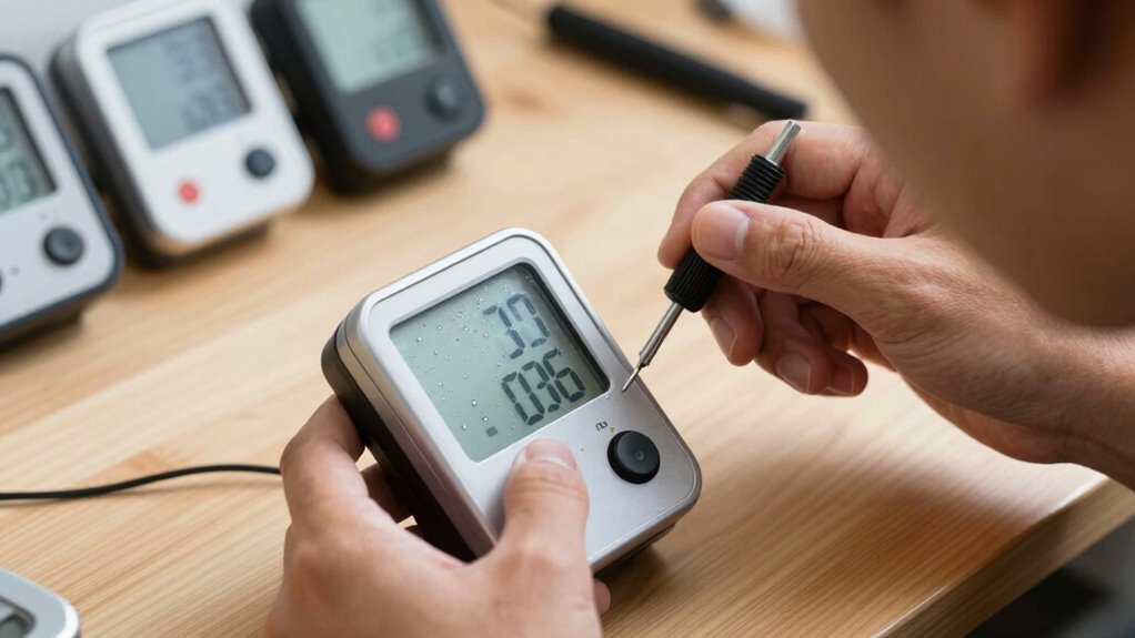 Warte die Hygrometernkalibrierung konsistent aufrechterhalten