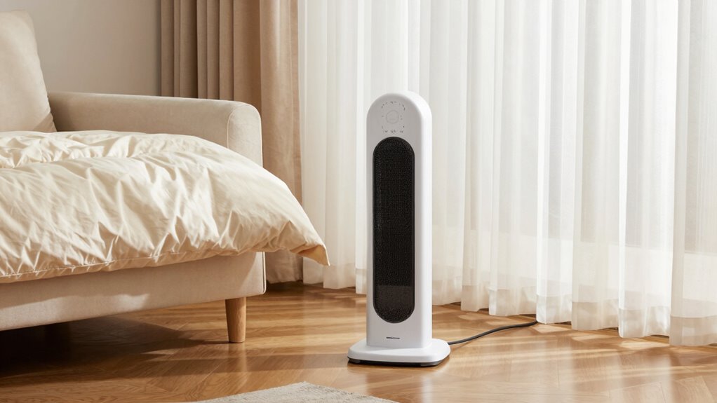 maintain safe heater clearance