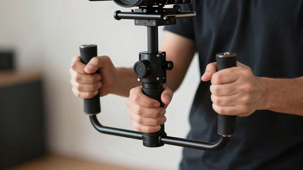 halte stabiles, gut belichtetes Filmmaterial