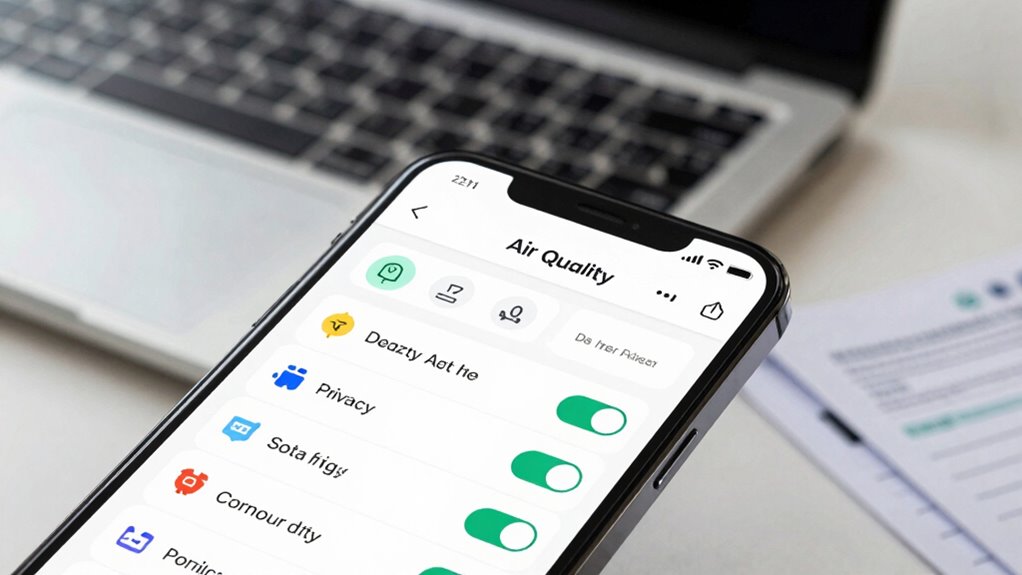 manage app data sharing