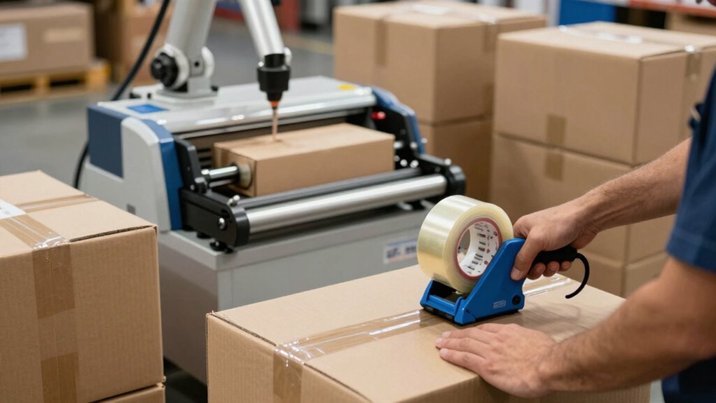 Manueller Klebebandabroller