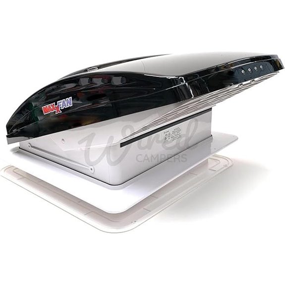 MAXXAIR Maxxfan Deluxe Dachventil mit Regenschutzabdeckung