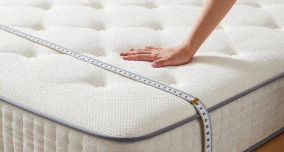 messen Schlafmatratze hängt korrekt