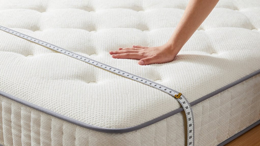 messen Schlafmatratze hängt korrekt
