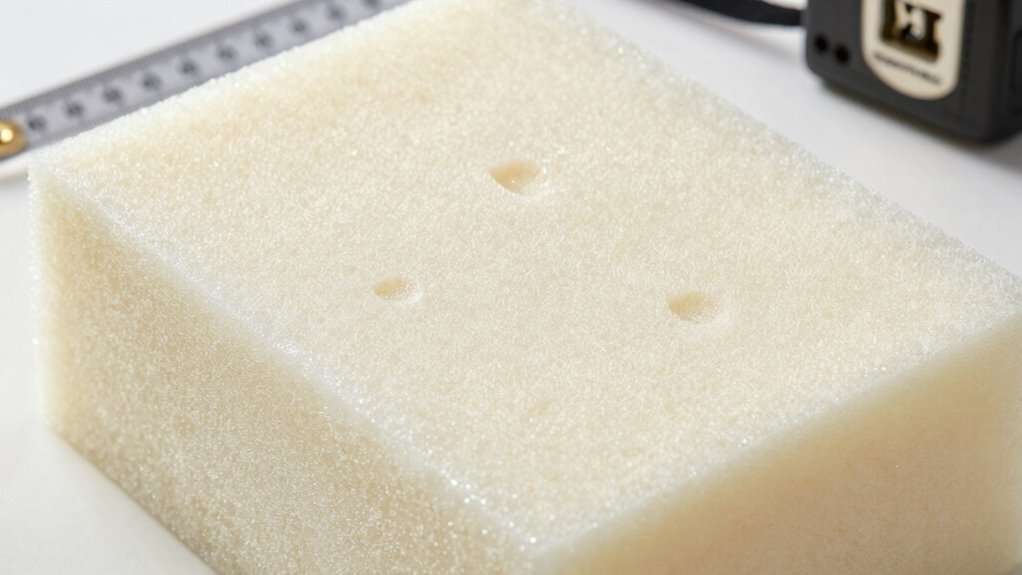 Messung der Dichte von Memory-Schaum