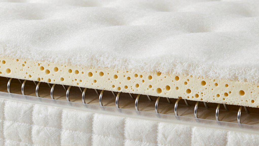 memory foam latex coils