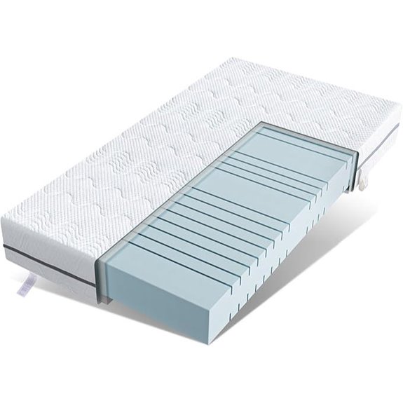 EGO HOME 90x200cm Kaltschaum-Matratze mit Memory