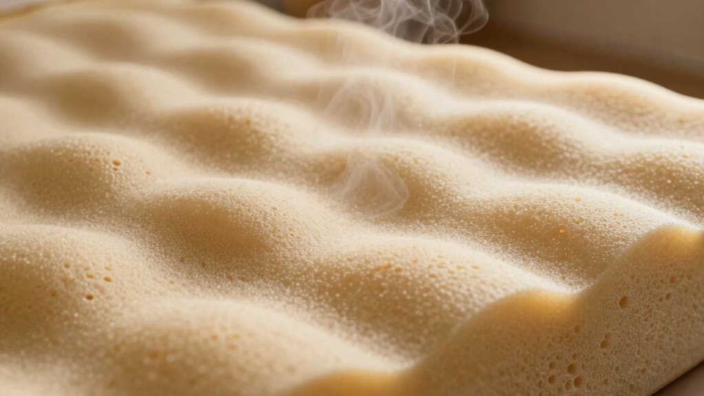 Memory-Schaum schläft heiß