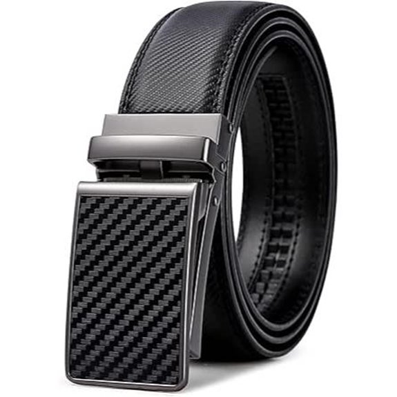 Frentree Herren Automatische Leder-Ratschen-Gürtel