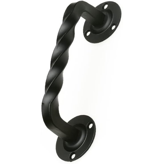 Gedotec Vollmetall-Gittergriff Schwarz Matt 253 mm