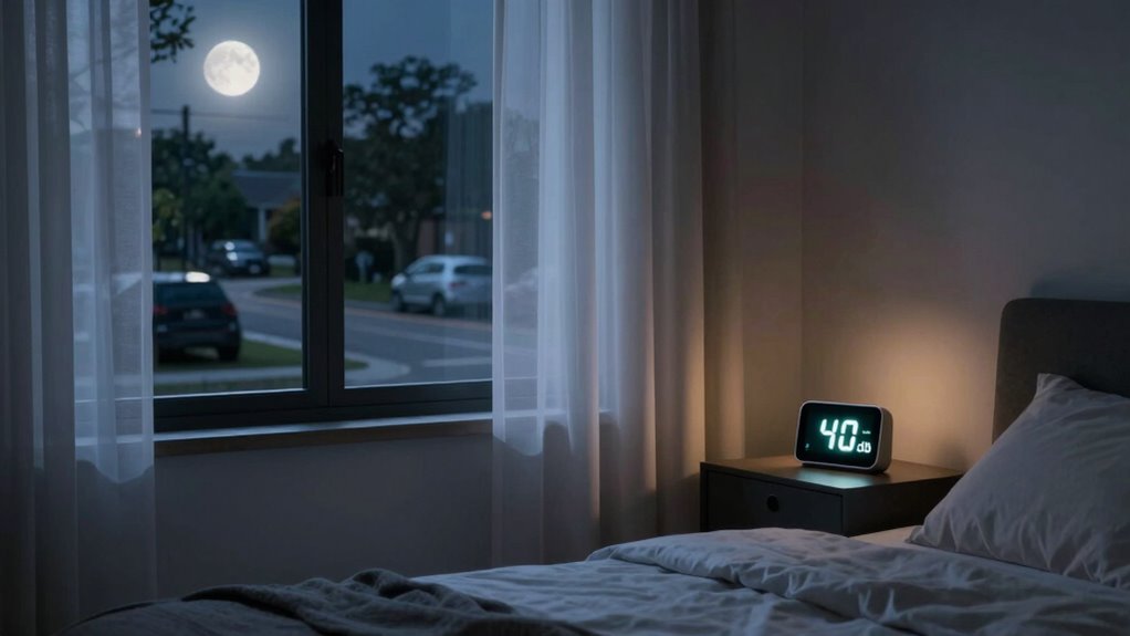 mäßige Geräusche, die den Schlaf beeinträchtigen