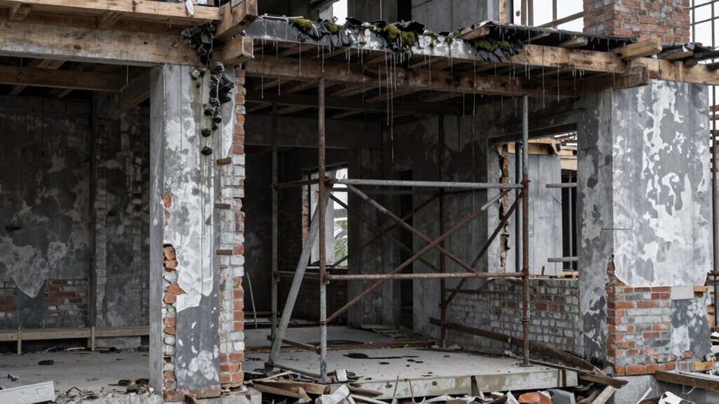 Feuchtigkeitskontrolle auf Baustellen