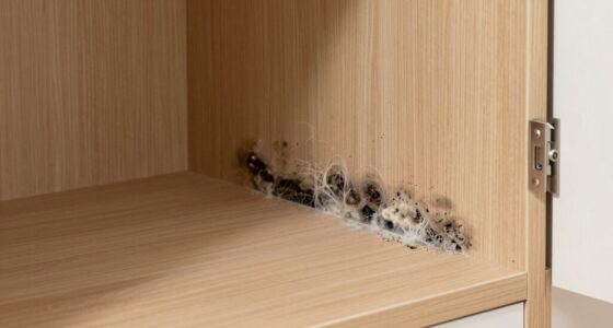 Schimmel hinter dem Kleiderschrank