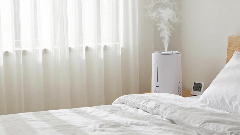 Überwache die Luftfeuchtigkeit im Schlafzimmer