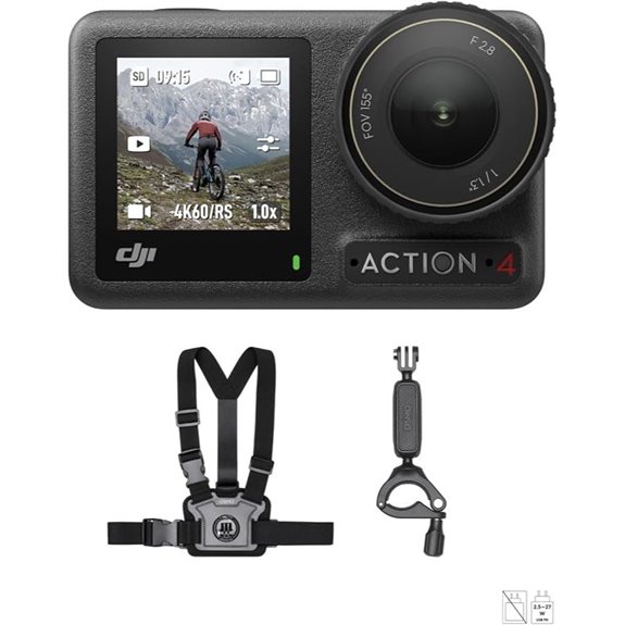 DJI Osmo Action 4 Motorrad- und Bergkamera
