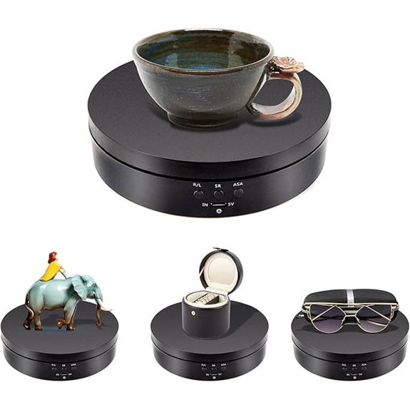 Leadleds 360° motorisierte rotierende Drehteller für Fotografie