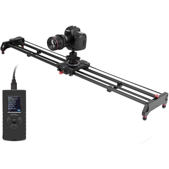 GVM motorisierte Kameraschiene mit Panorama- und Follow-Focus-Funktion