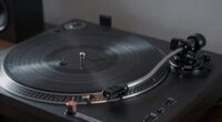 motorized turntable wobble control