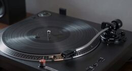 motorized turntable wobble control