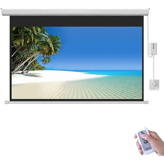 Motorisierte Projektionsleinwand 50-72 Wand-/Deckenmontage