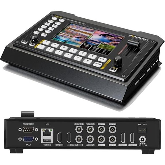 AVMATRIX Shark S6 Video Mixer mit Mehrkamera-Eingängen