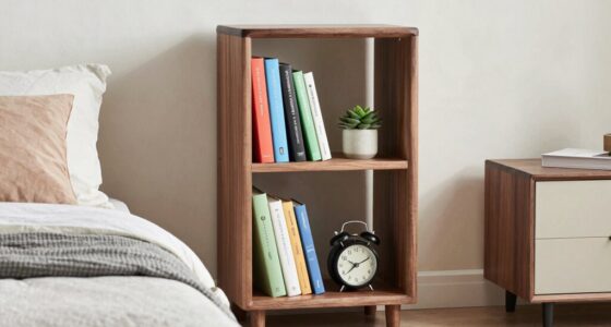 narrow bedside bookshelves list