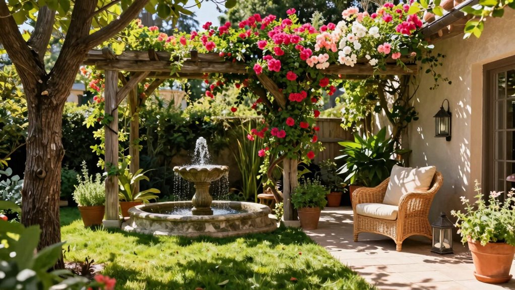 Natürliche Elemente verbessern Außenbereiche