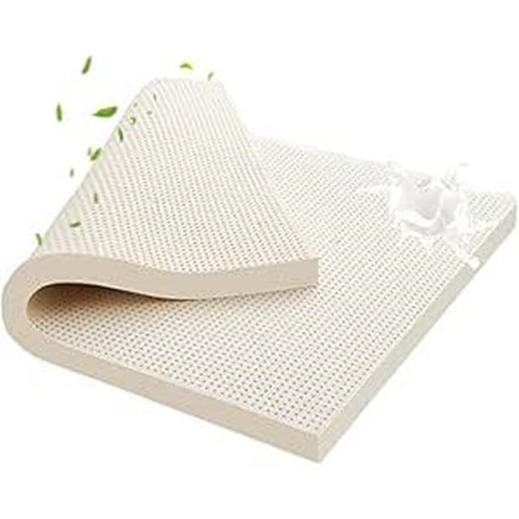 KLUFO Naturlatexmatratze mit Daunendecke 10 cm 200x100 cm