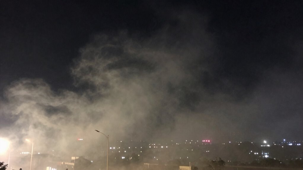 Nachtzeit PM2.5-Anstieg