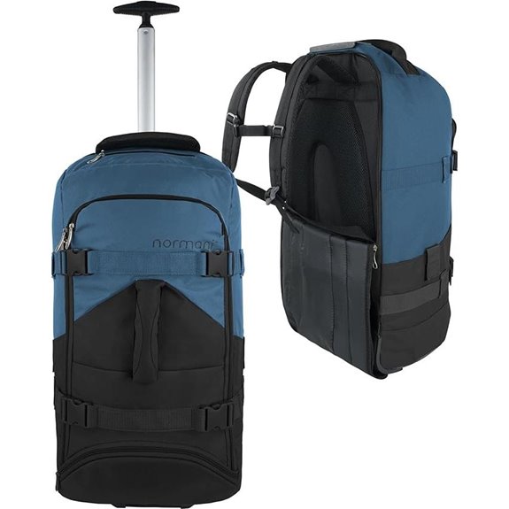 Normani 60L Trolley-Reiserucksack mit Fächern