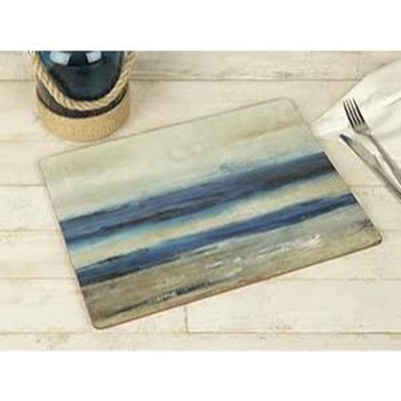 Creative Tops Ocean View Wooden Placemats (4 Pack)