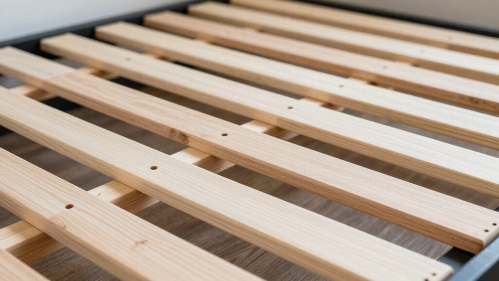 optimal bed frame and slat spacing
