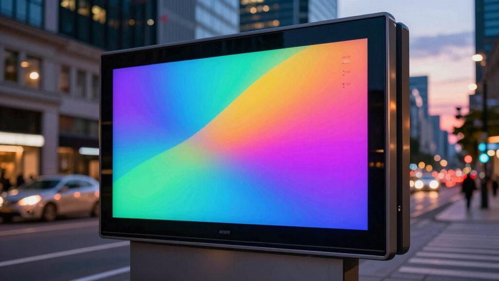 optimale Helligkeit für Displays