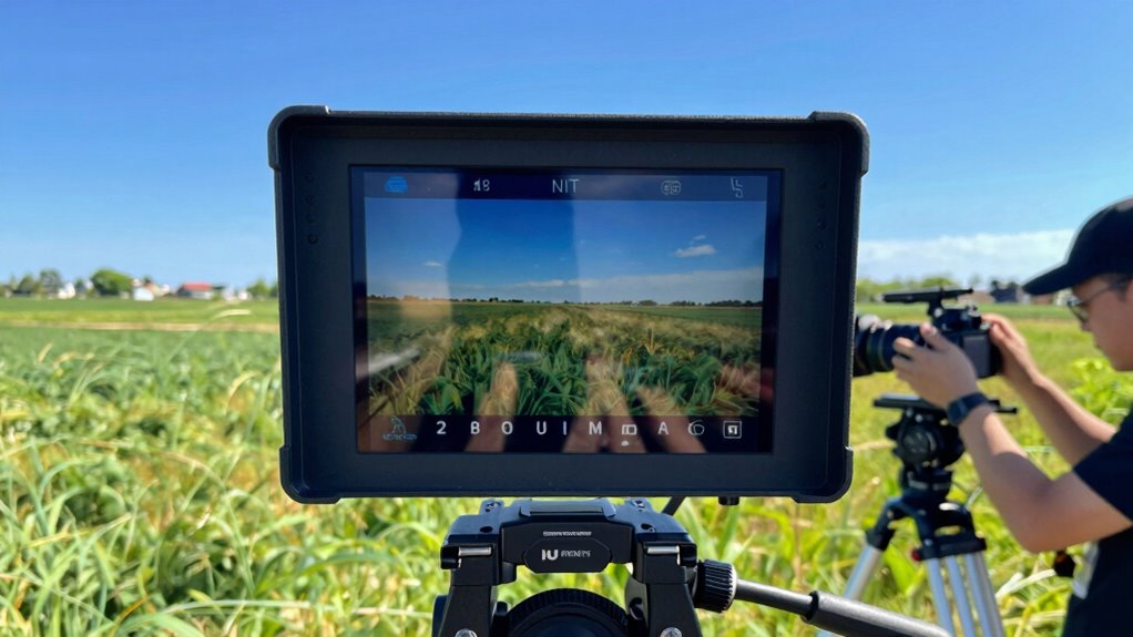 optimal brightness for outdoor filming