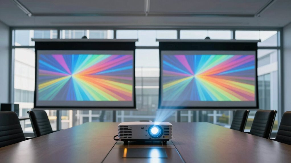 optimal projector brightness guidance