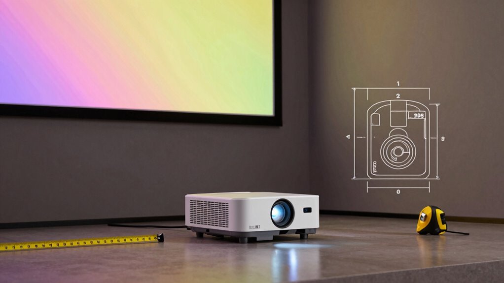 optimize projector placement accuracy