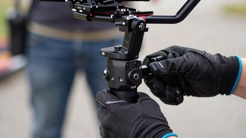 optimiere die Stabilität des Riggs während der Dreharbeiten