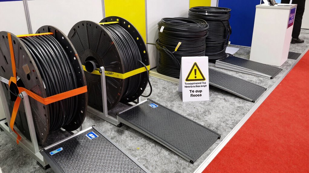 organize cables for safety