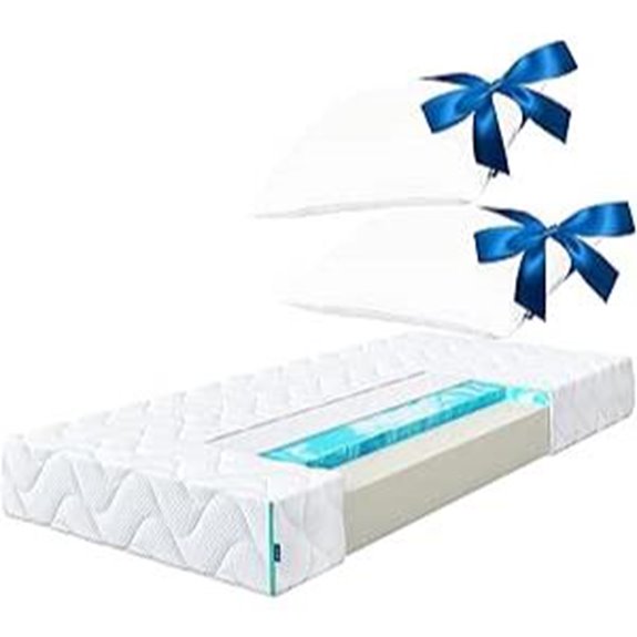 Orthopädische Matratze 140x200cm mit Memory-Kissen