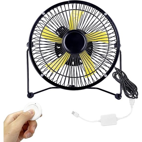 Grow-Fan mit Fernbedienung Oszillierender Mini-Grow-Tent-Ventilator