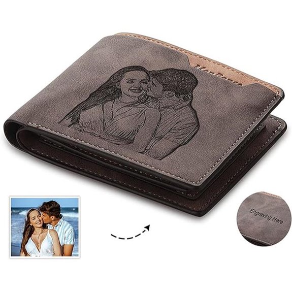 Personalisierte Herrenbrieftasche zum Geschenk oder zur Jubiläumsgeschenk