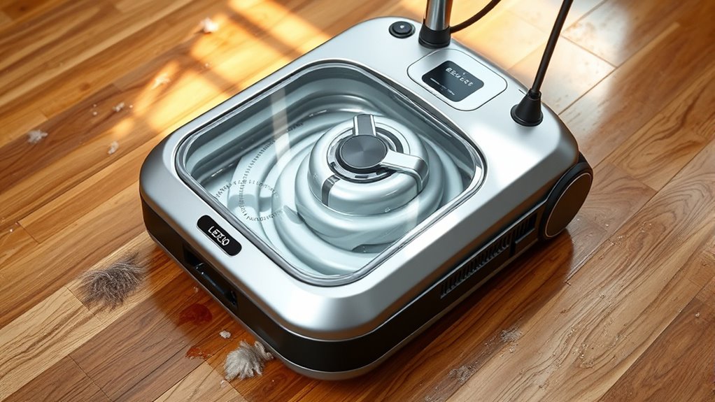 pet accident cleaning features