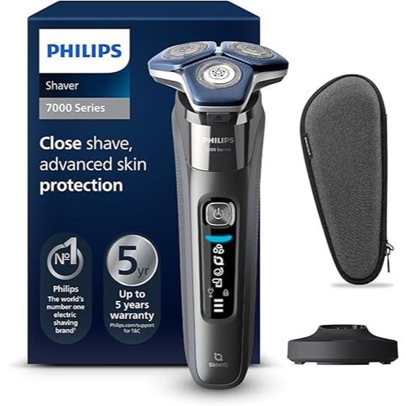 Philips Shaver Series 7000 elektrischer Trocken- und Nassrasierer (Modell S7887/35)