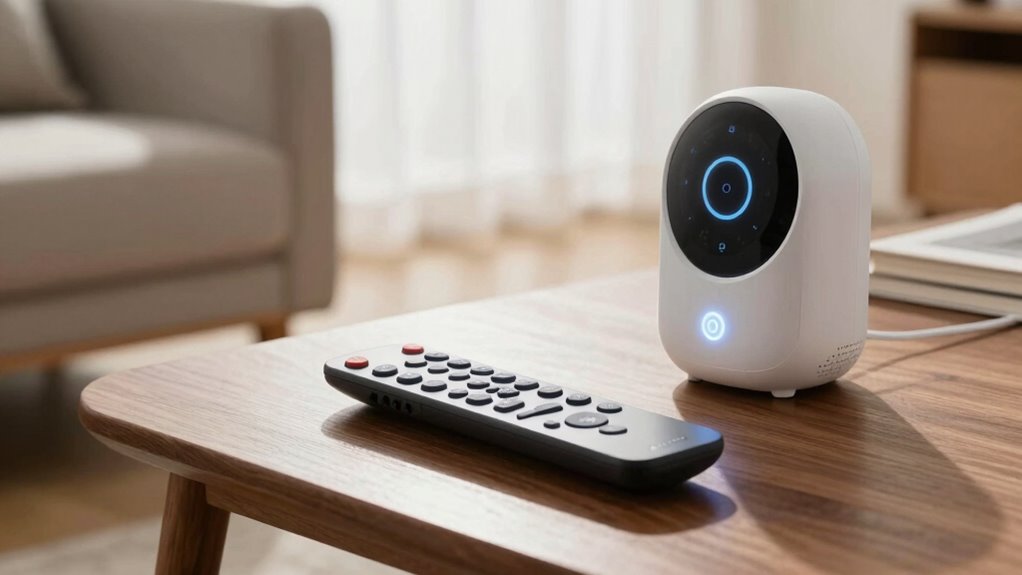 physical remote simplifies control