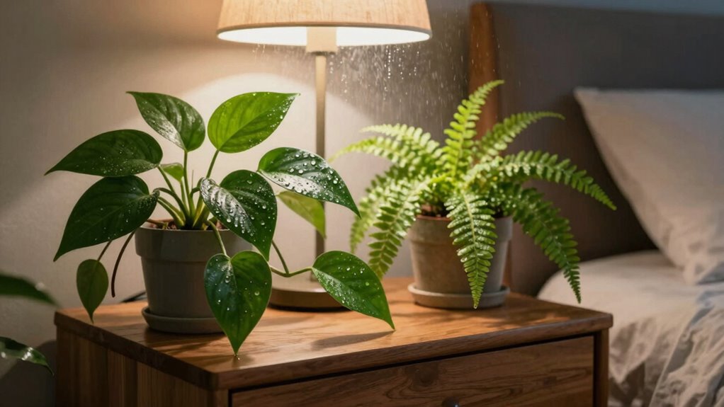 Pflanzen können die Luftfeuchtigkeit leicht erhöhen