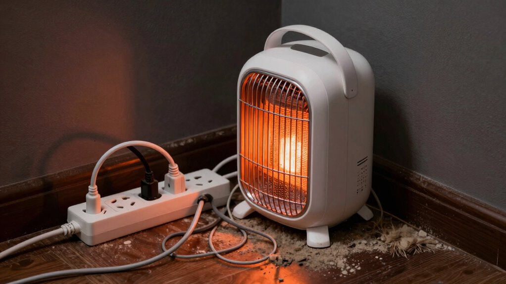 Schlechte Belüftung erhöht das Feuer- bzw. Brandrisiko