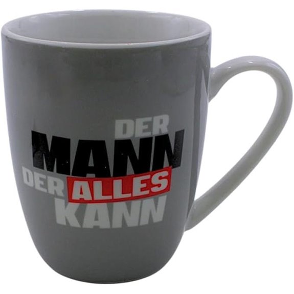 Porzellan-Kaffeebecher Der Mann, der alles kann