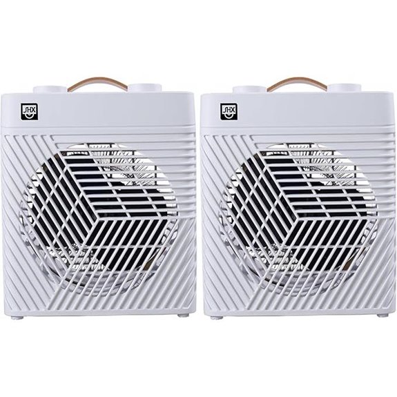 Portabler 2000W Heizlüfter mit Thermostat (Packung zu 2)